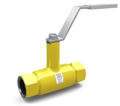 Кран шаровый резьбовой LD КШЦМ Gas 025.040.Н/П.02. стальной ст 20 Ду25 Ру40 МПа в Пензе