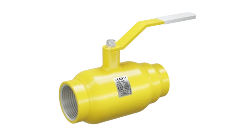 Кран шаровый LD КШЦК Gas 050.040.Н/П.02. (приварка/муфта) стальной ст.20 Ду50 Ру40 МПа в Пензе