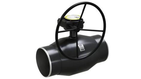 Кран шаровый LD КШЦПР Regula из стали 09Г2С Ду250/200 Ру2,5МПа с редуктором в Пензе