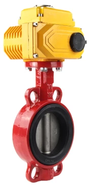Затвор дисковый поворотный ABRA Ду300 Ру16 BUV-VF866D, межфланцевый, корпус - чугун, диск - нержавеющая сталь, с электроприводом, EPDM в Пензе