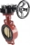 Затвор дисковый поворотный ABRA Ду450 Ру16 BUV-VF843D, межфланцевый, корпус - чугун, диск - бронза, редуктор, NBR в Пензе
